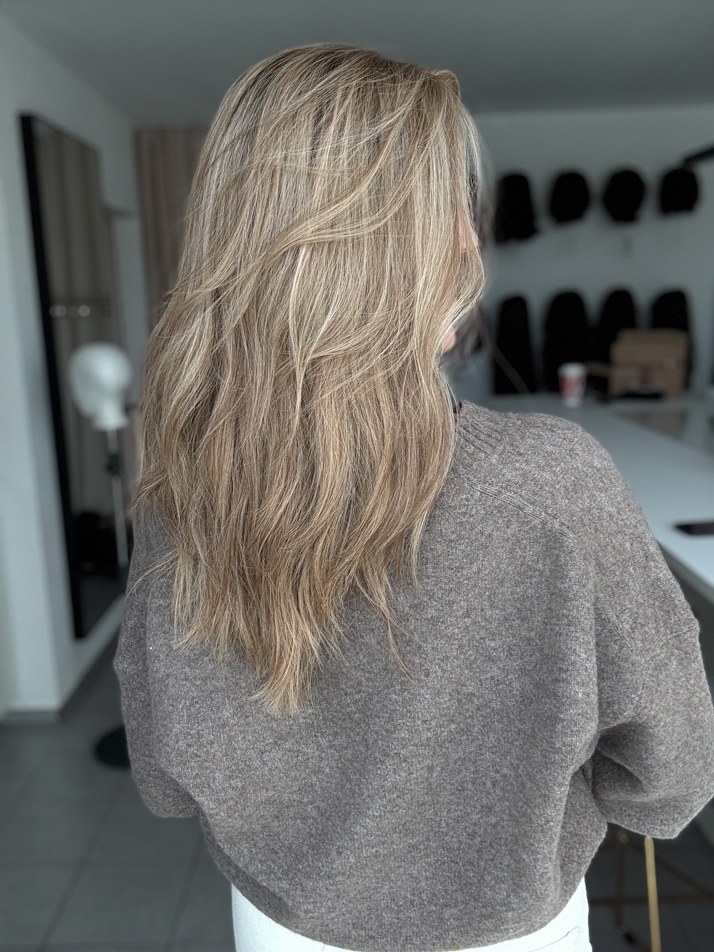 Lacetop-Perücke Delia | Samt | Größe M | 55cm Länge