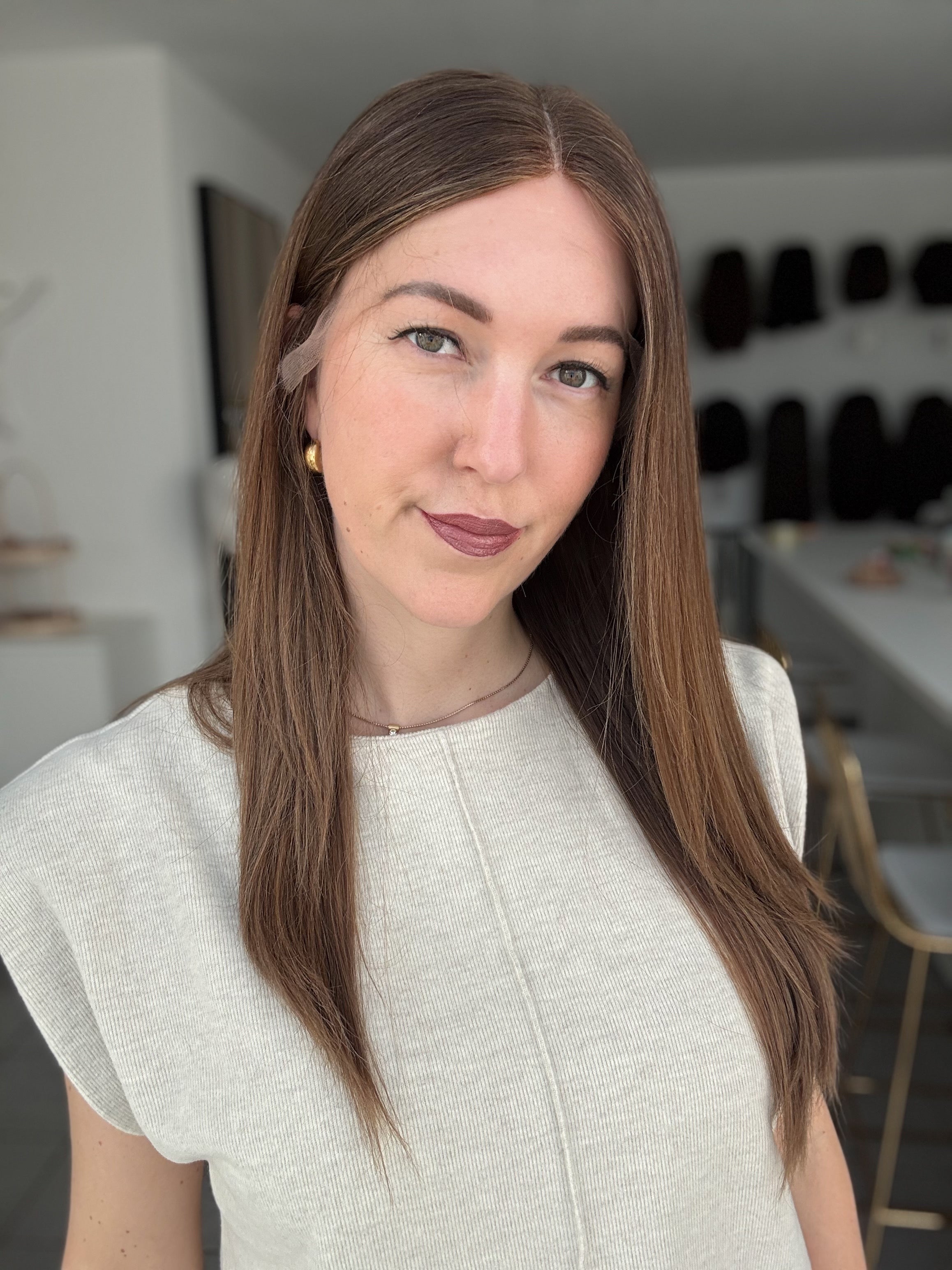 Lacetop-Perücke Hazel | Samt | Größe XS | 62cm Länge