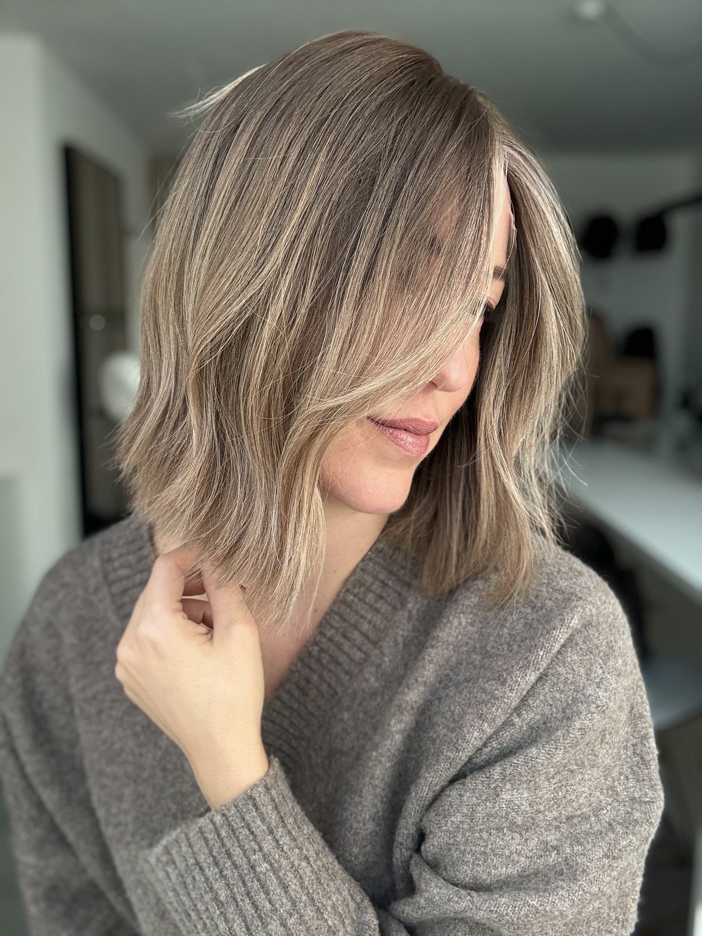 Lacetop-Perücke Alex | Silikon | Größe XS | 34cm Länge