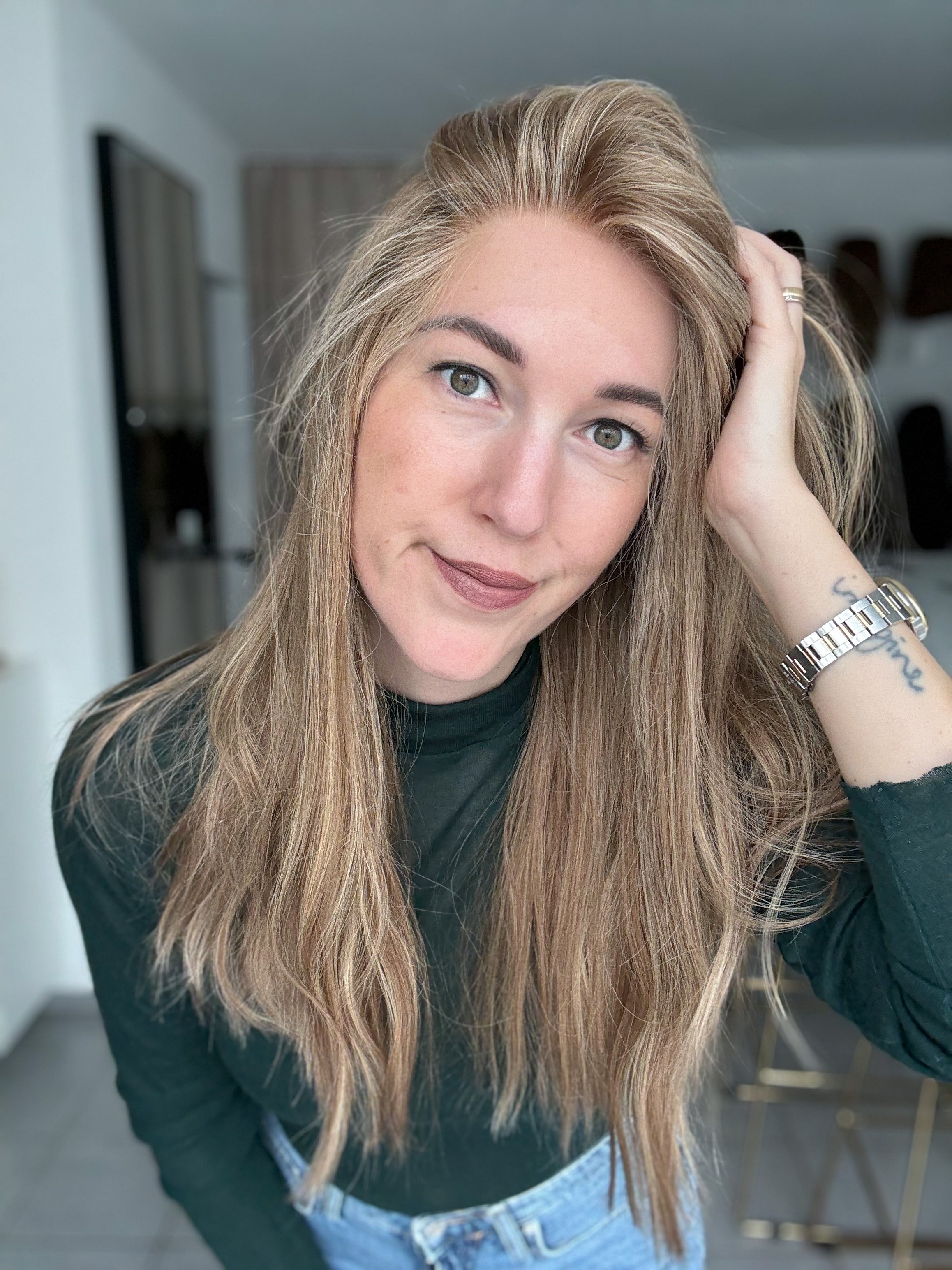 Lacetop-Perücke Ida | Samt | Größe M | 57cm Länge