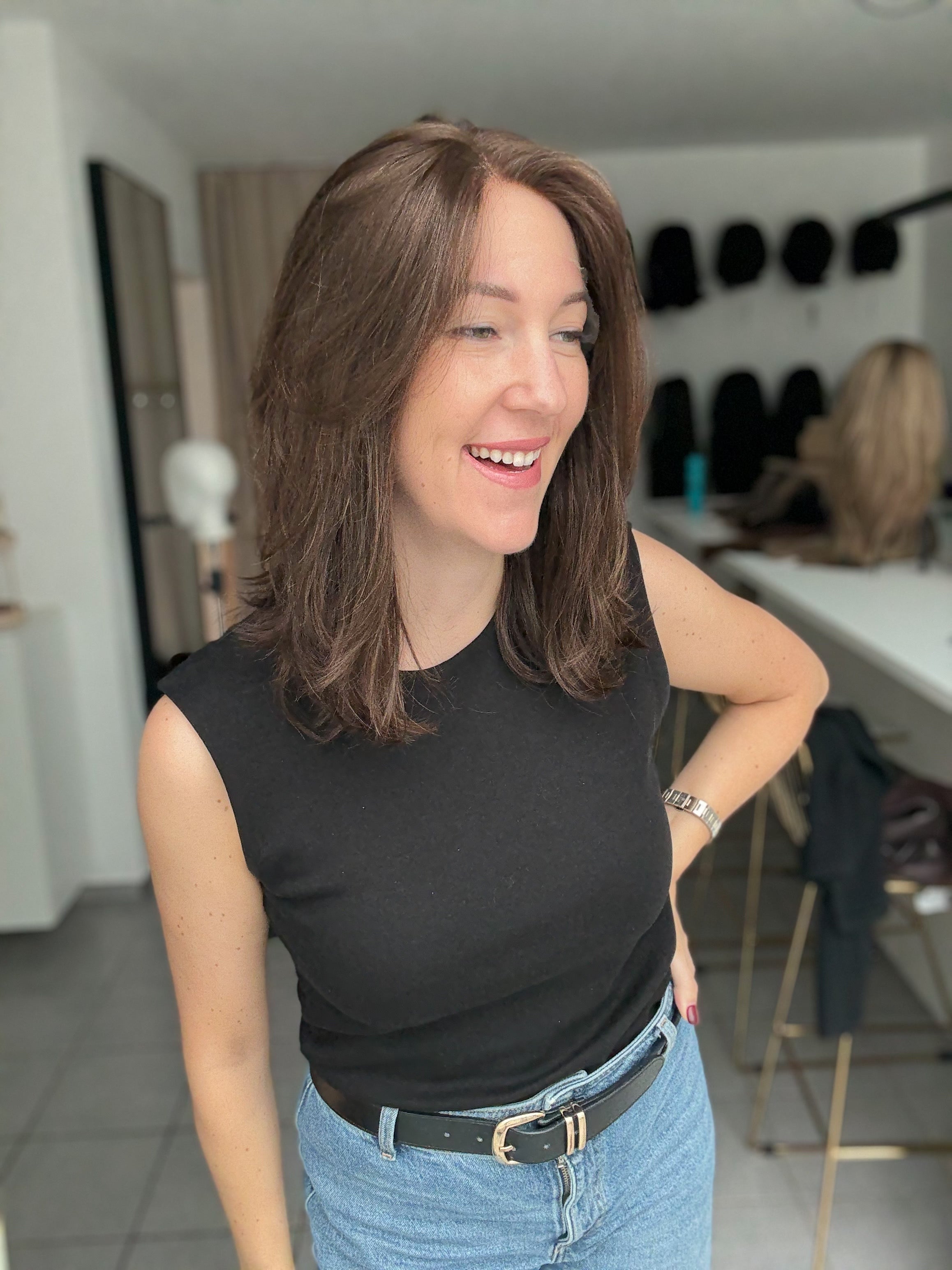 SLAVIC COLLECTION | Lacetop-Perücke SH76644 | Samt | Größe M | 44cm Länge