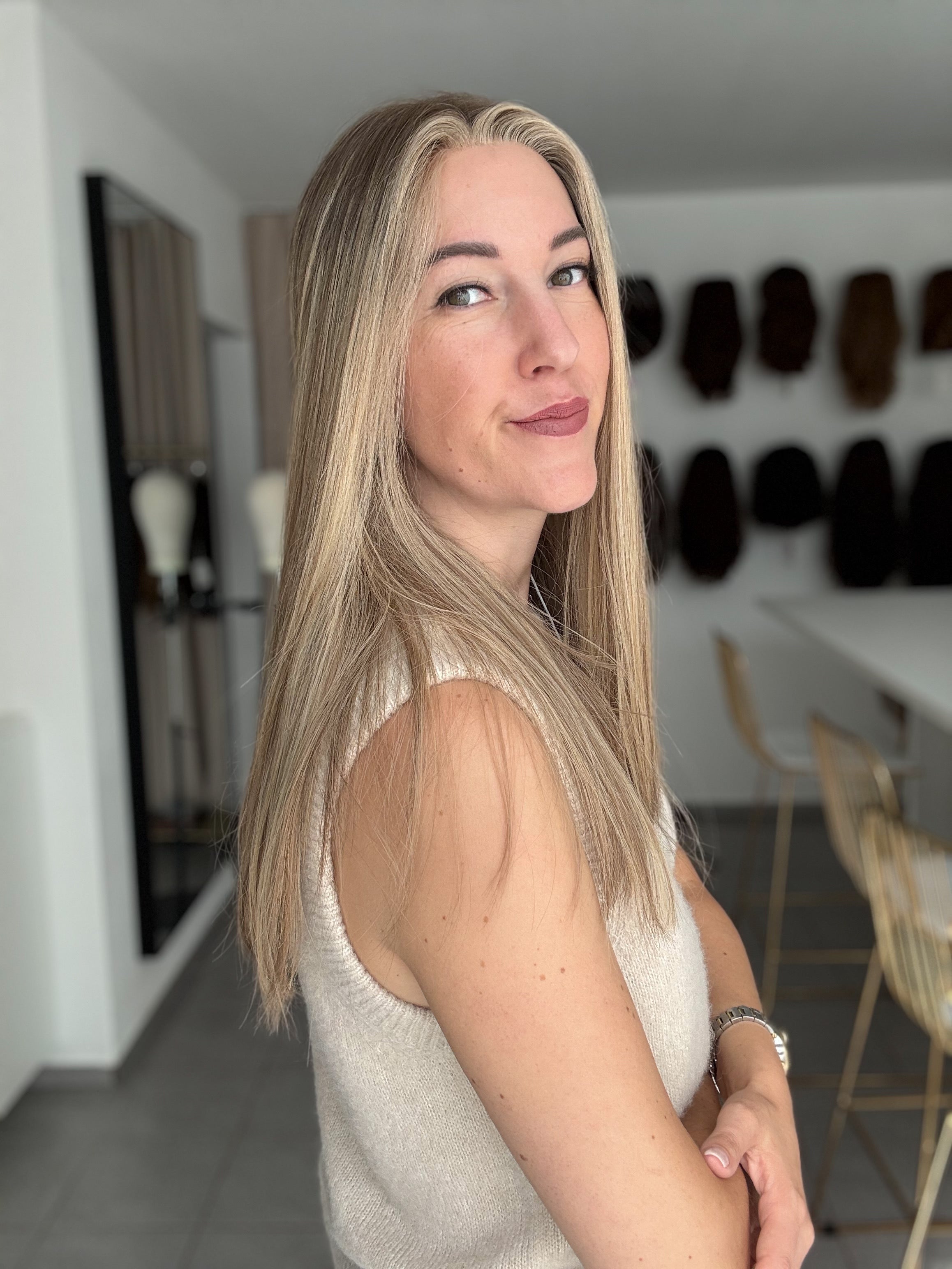 Lacetop-Perücke Luci | Silikon | Größe XS | 54cm Länge