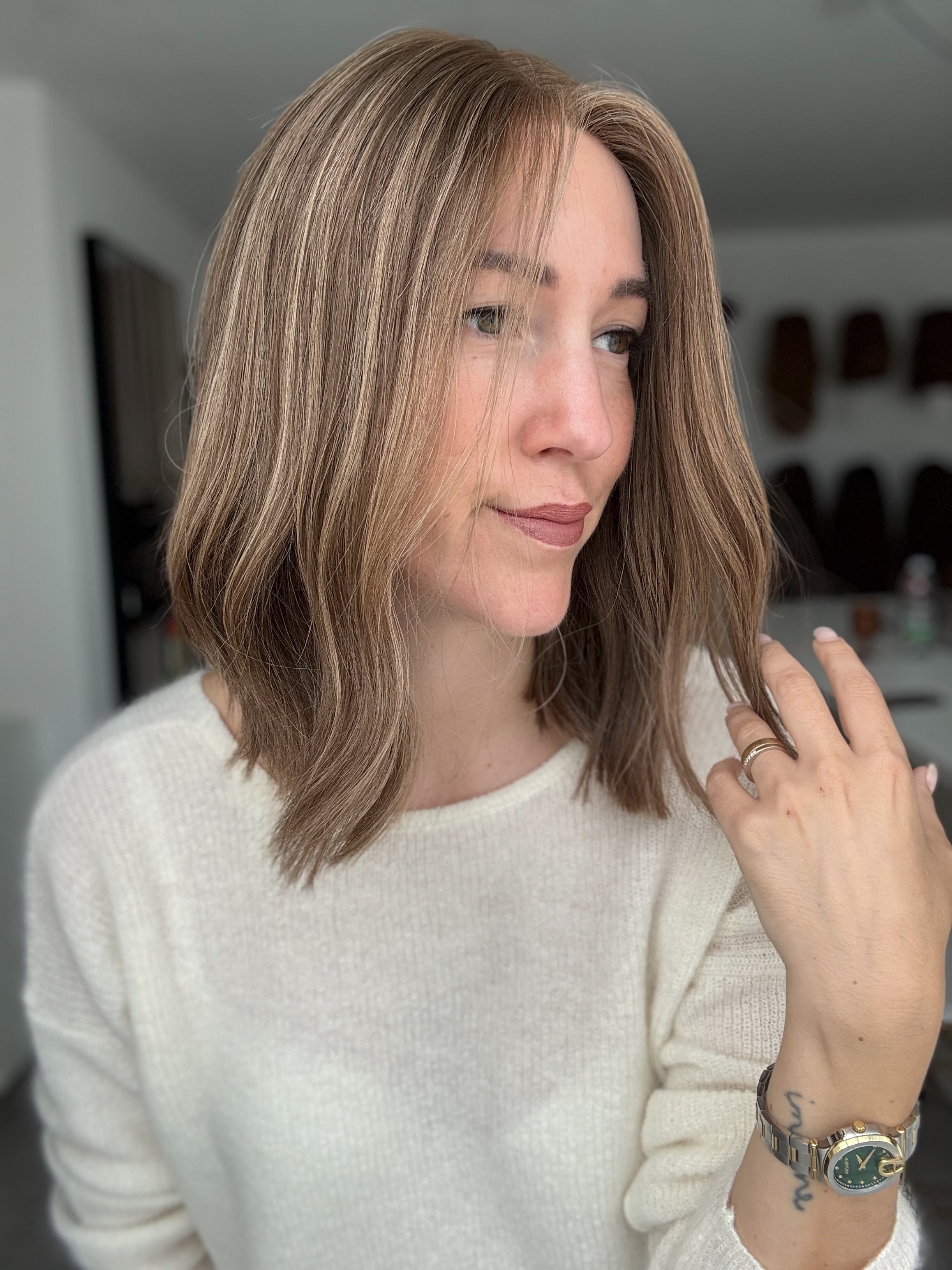 Lacetop-Perücke Sophie | Samt | Größe XS | 40cm Länge