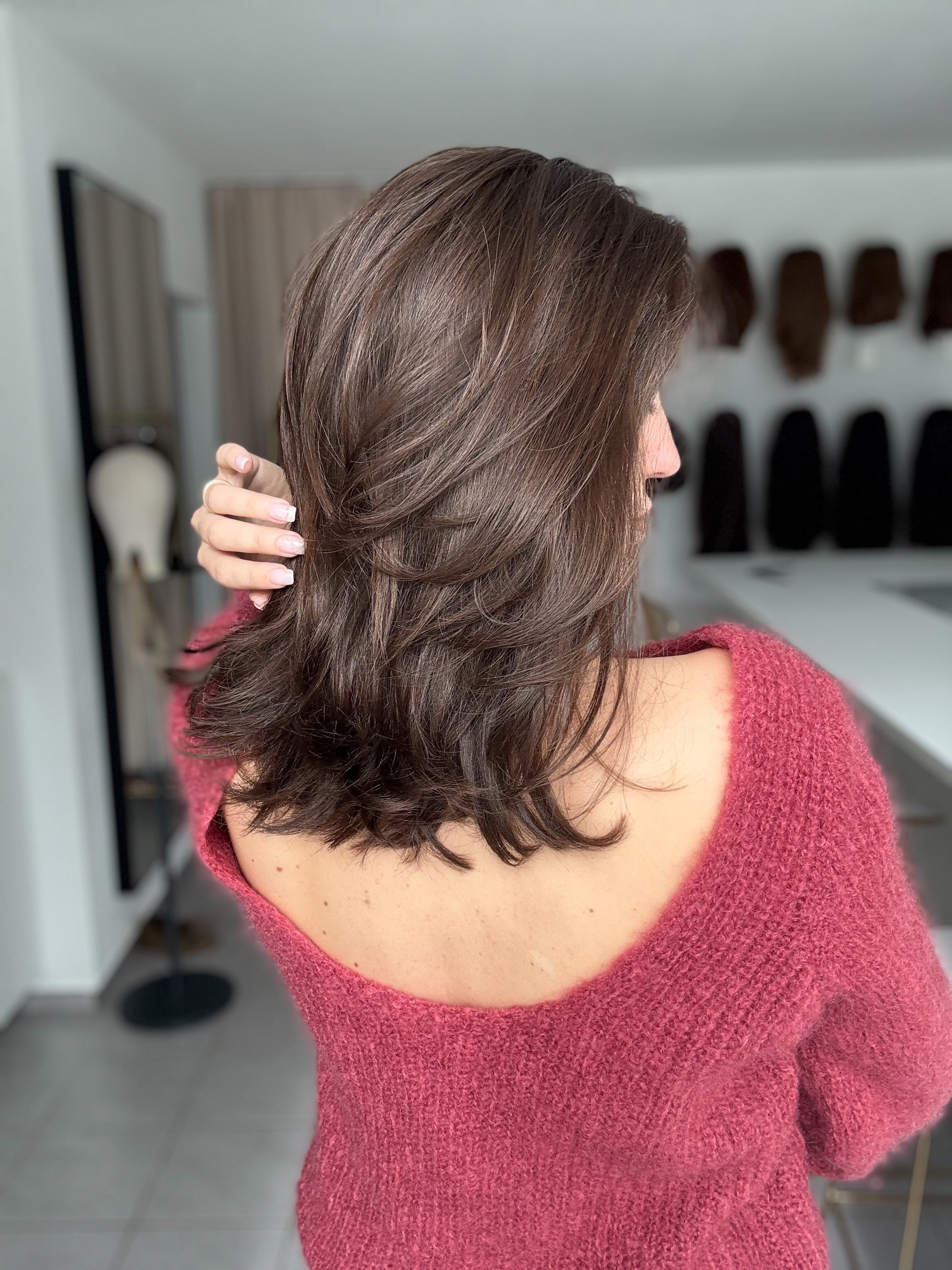 SLAVIC COLLECTION | Lacetop-Perücke SH70644 | Samt | Größe S | 44cm Länge