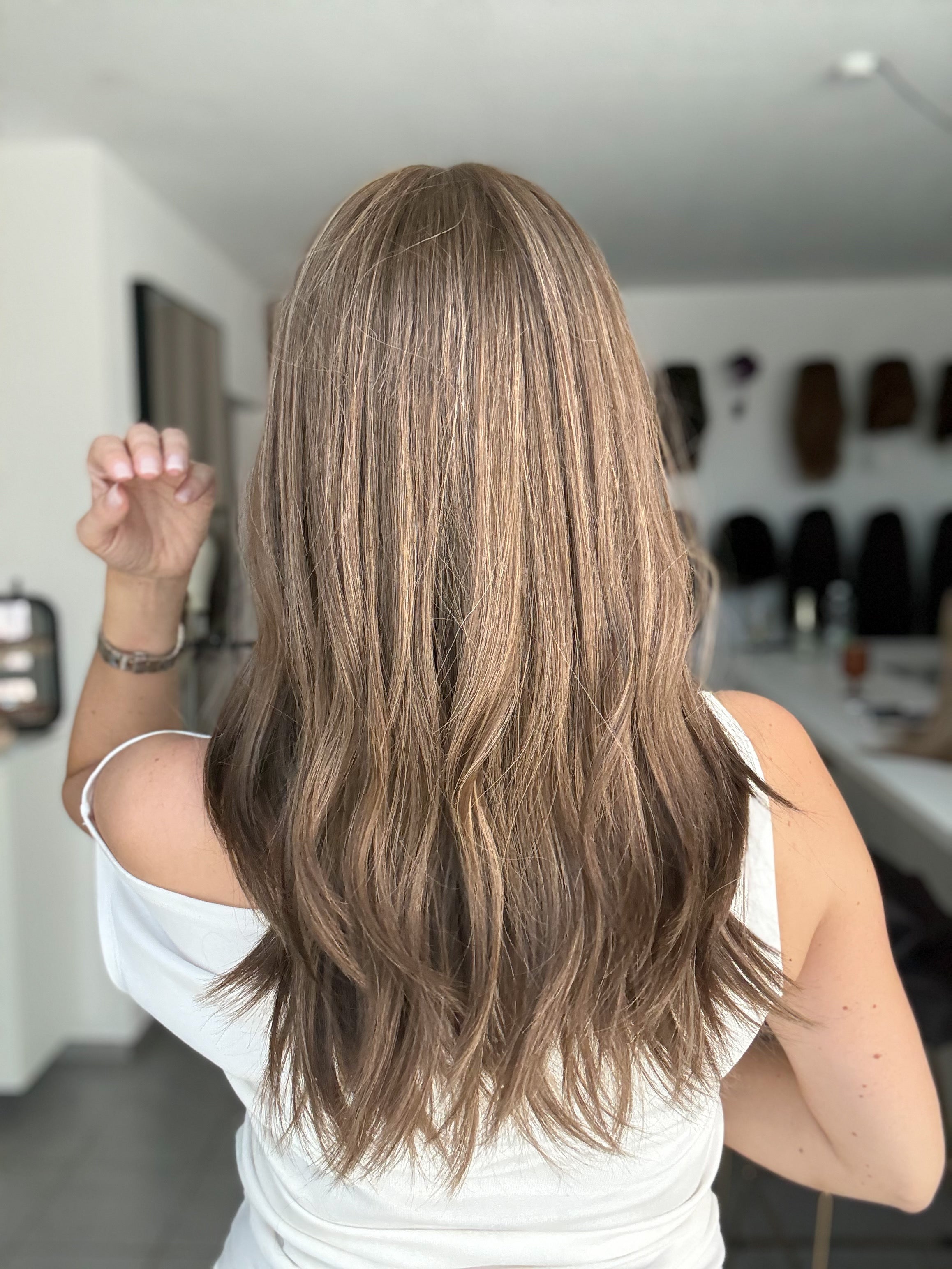 Lacetop-Perücke Sophie | Samt | Größe S | 53cm Länge