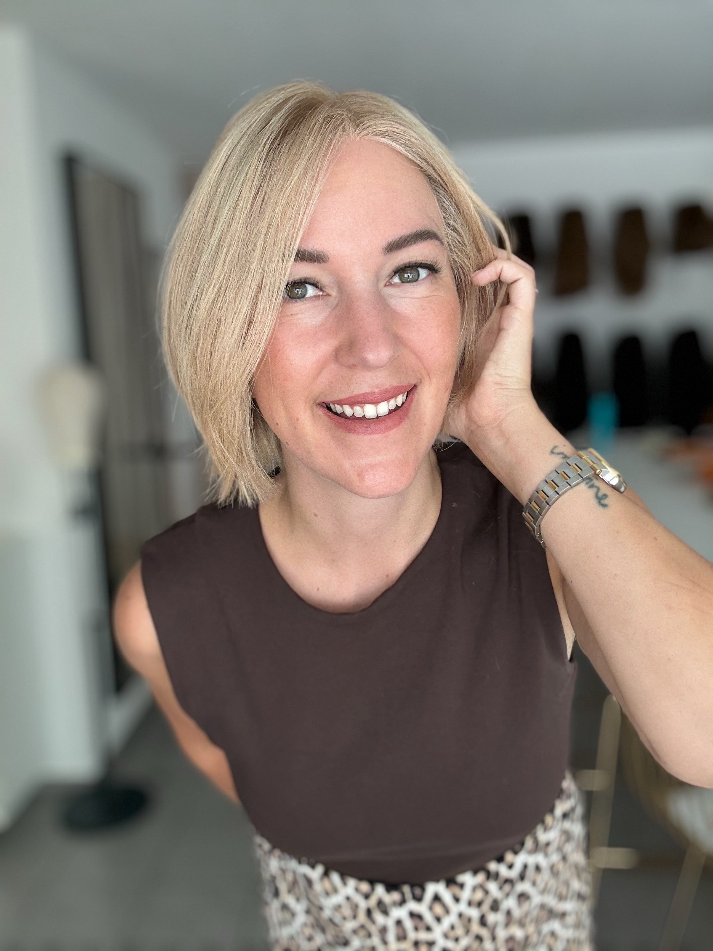 Lacetop-Perücke Jill | Silikon | Größe M | 30cm Länge