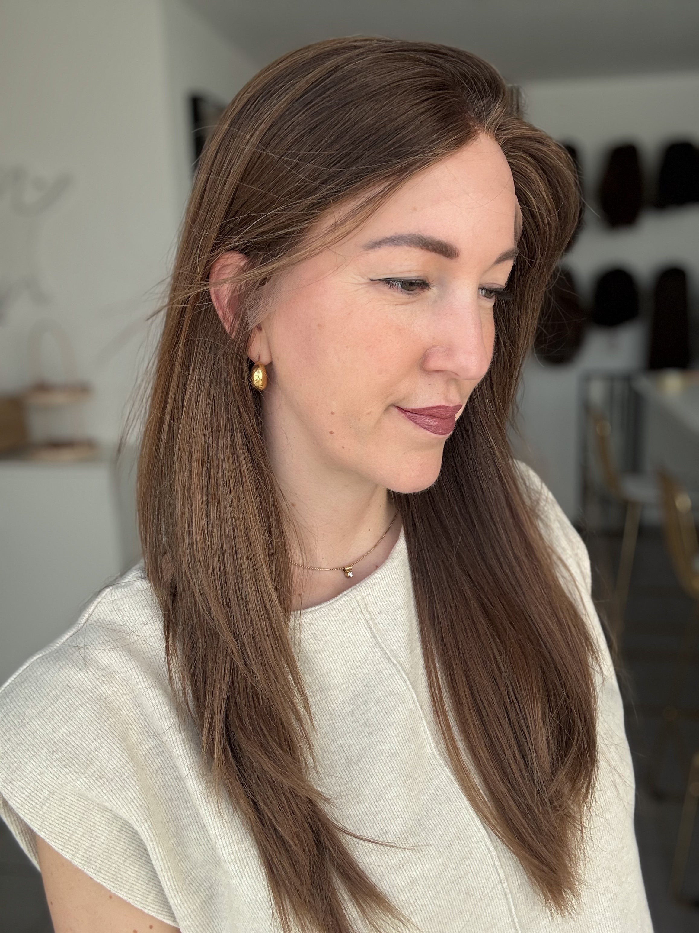 Lacetop-Perücke Hazel | Samt | Größe XS | 62cm Länge