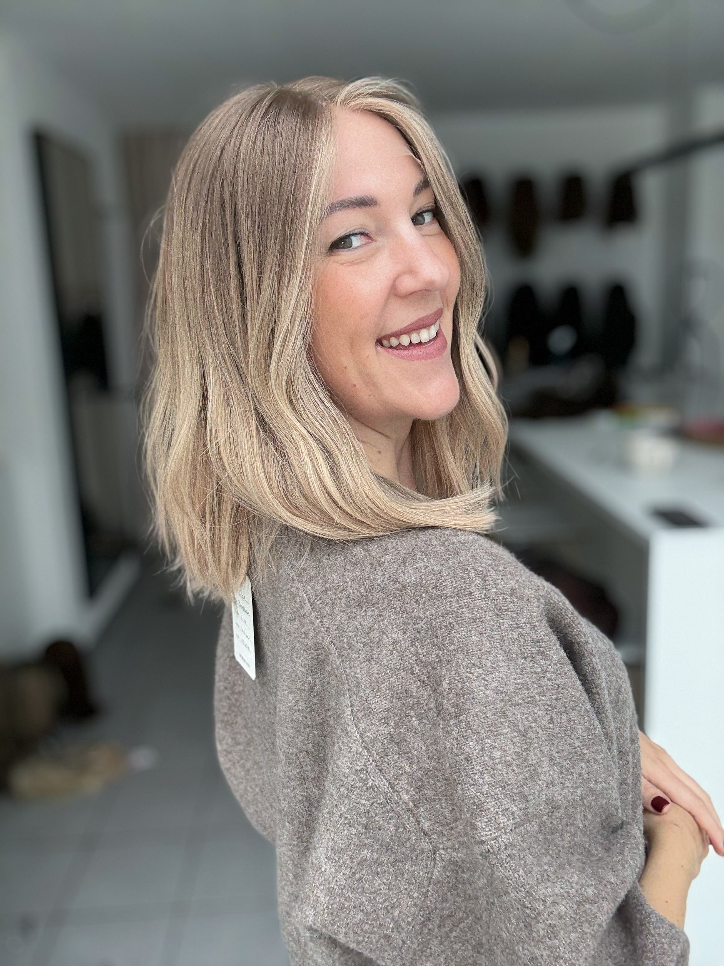 Lacetop-Perücke Cleo | Samt | Größe S/M | 40cm Länge