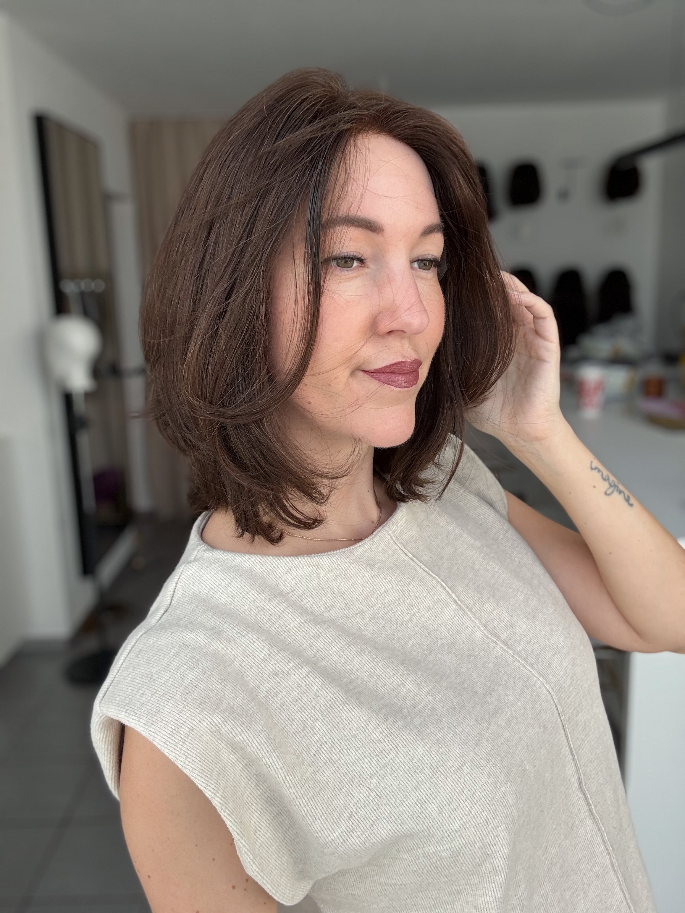 SLAVIC COLLECTION | Lacetop-Perücke SH73637 | Samt | Größe S/M | 37cm Länge