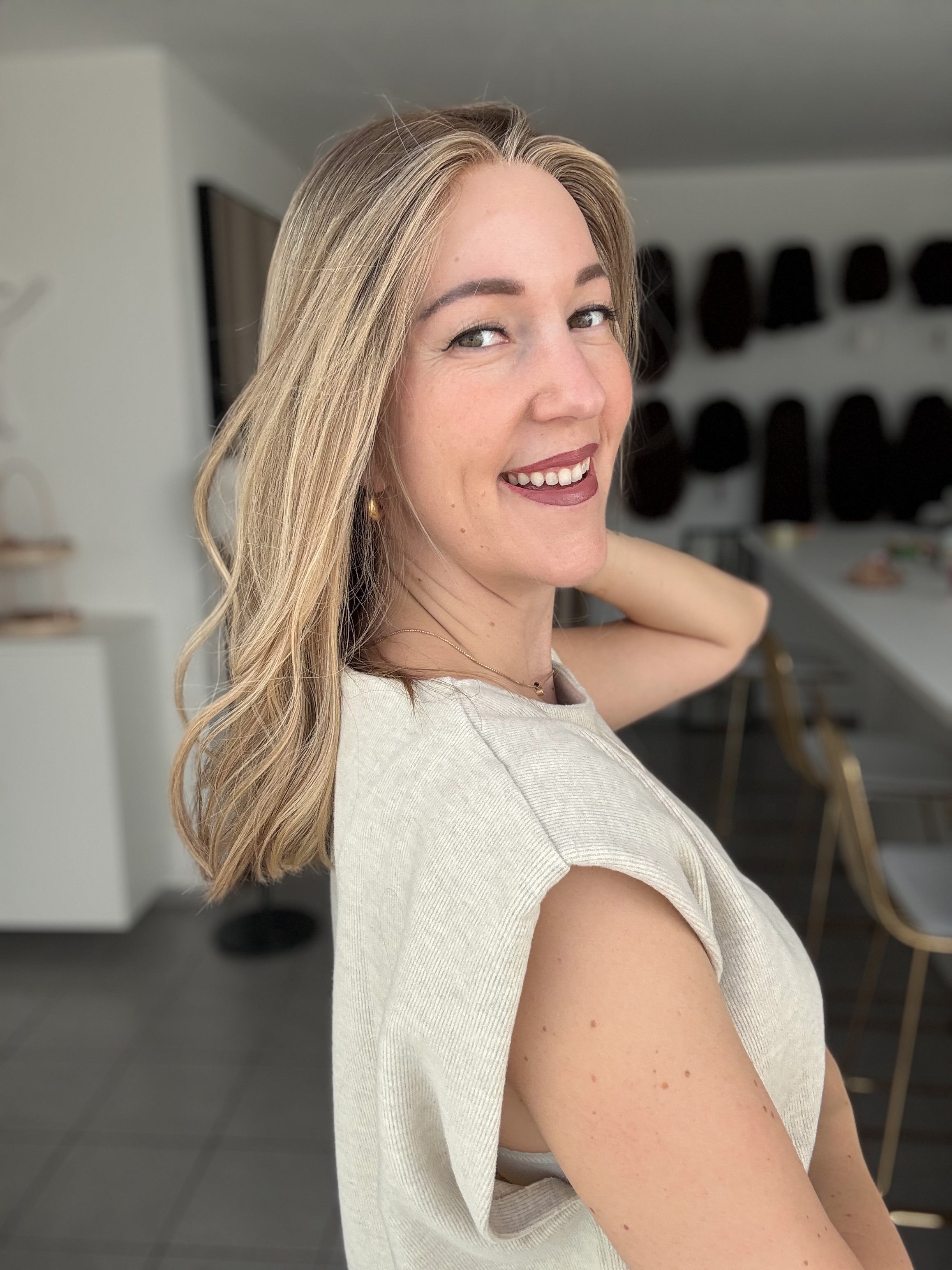 Lacetop-Perücke Luci | Samt | Größe XS/S | 47cm Länge