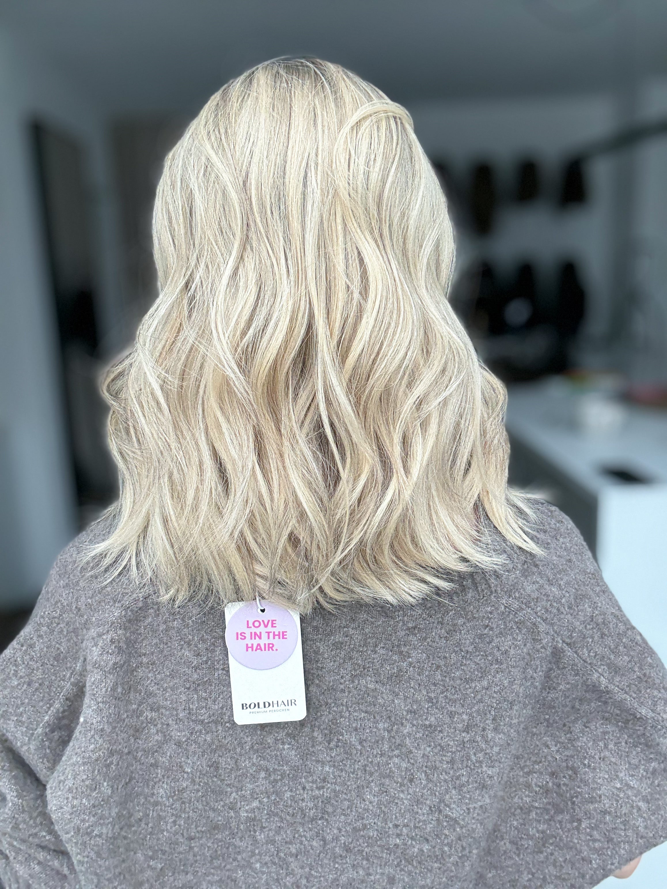 Lacetop-Perücke Elsa | Samt | Größe M | 42cm Länge