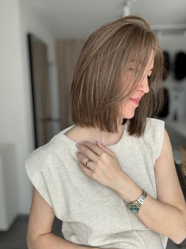 Lacetop-Perücke Sophie | Silikon | Größe S | 35cm Länge