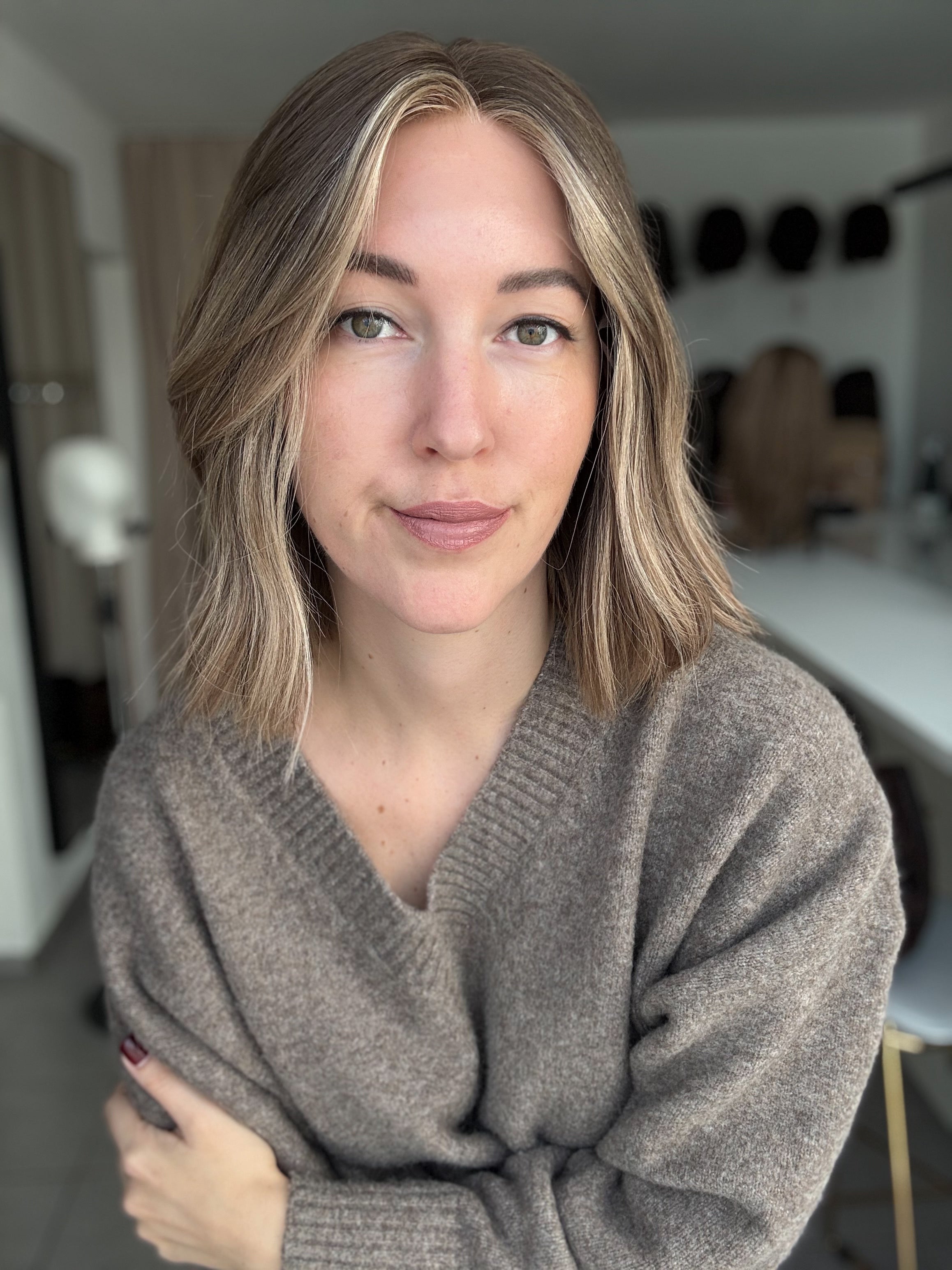 Lacetop-Perücke Alex | Silikon | Größe XS | 34cm Länge