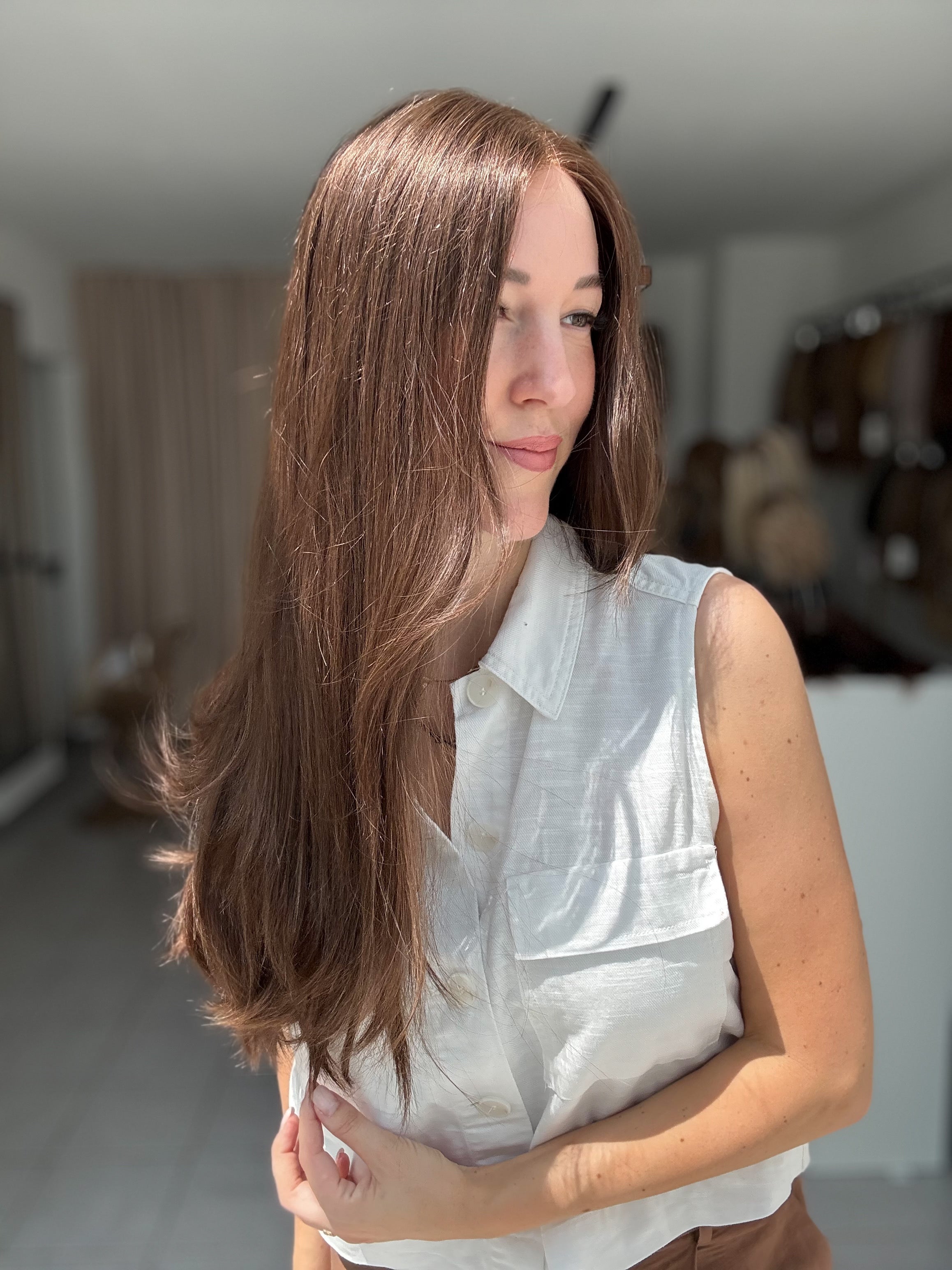 SLAVIC COLLECTION | Lacetop-Perücke SH47666 | Samt | Größe S/M | 66cm Länge