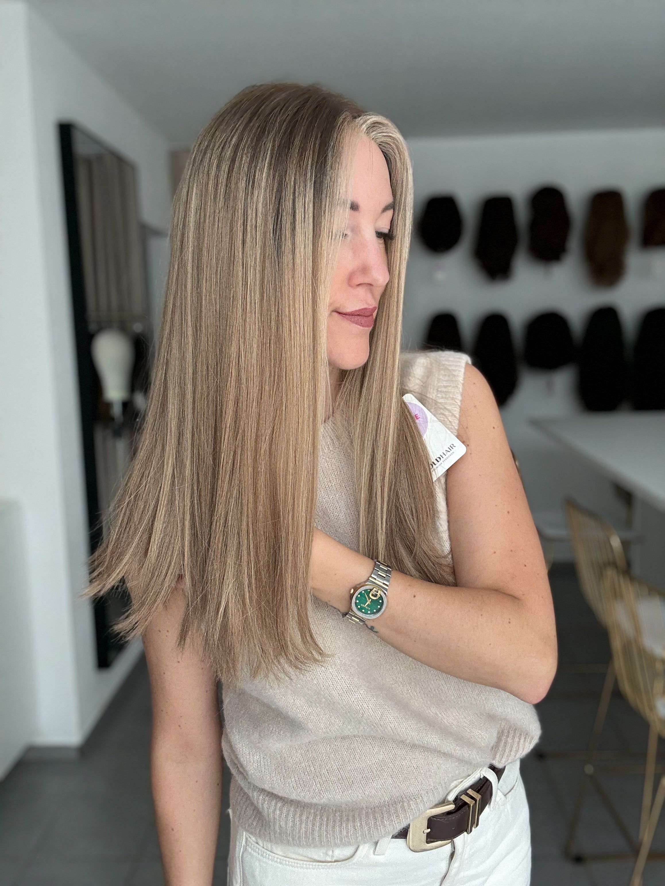 Lacetop-Perücke Luci | Silikon | Größe XS | 54cm Länge