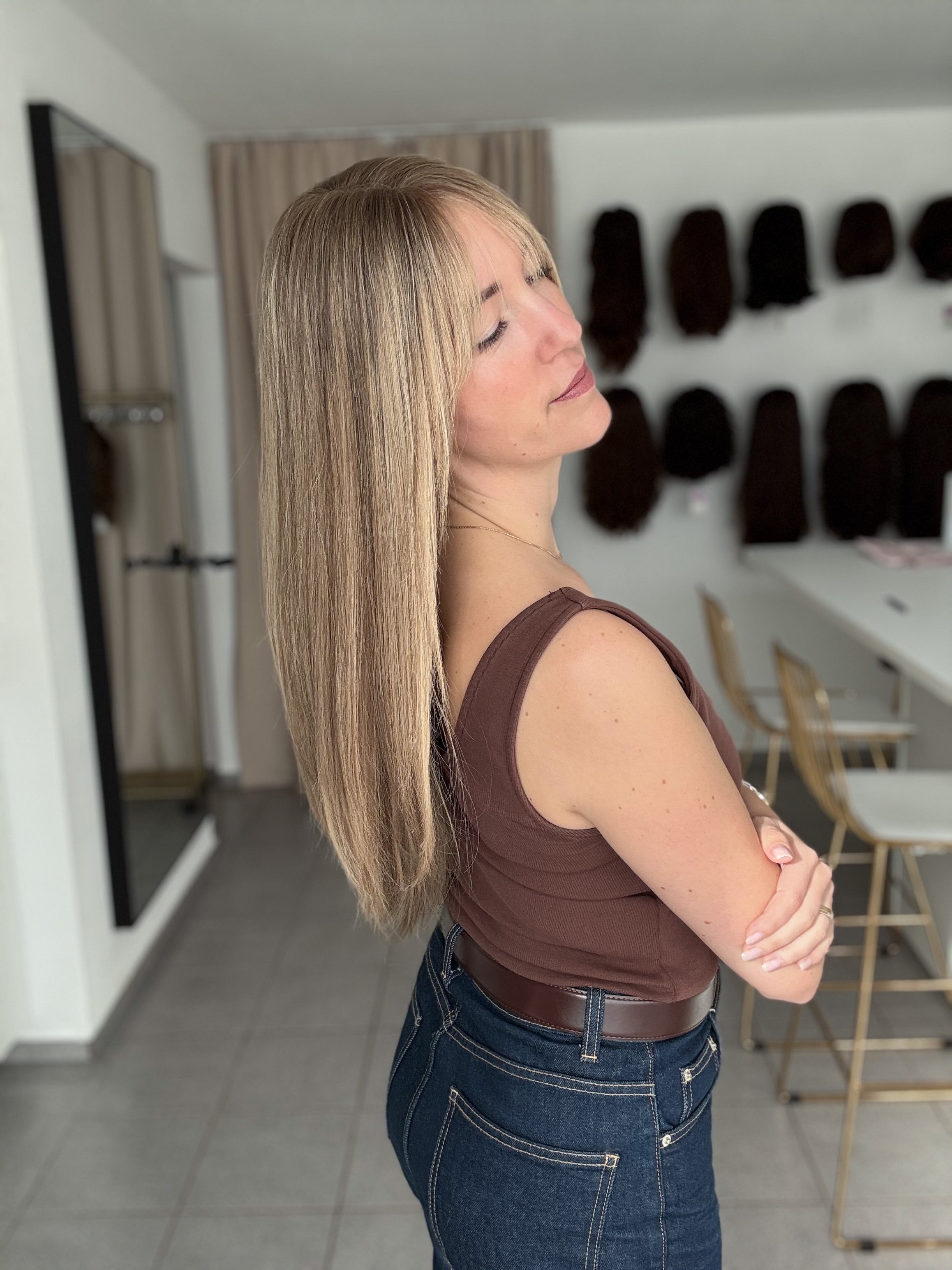 Lacetop-Perücke Delia | Silikon | Größe S/M | 66cm Länge