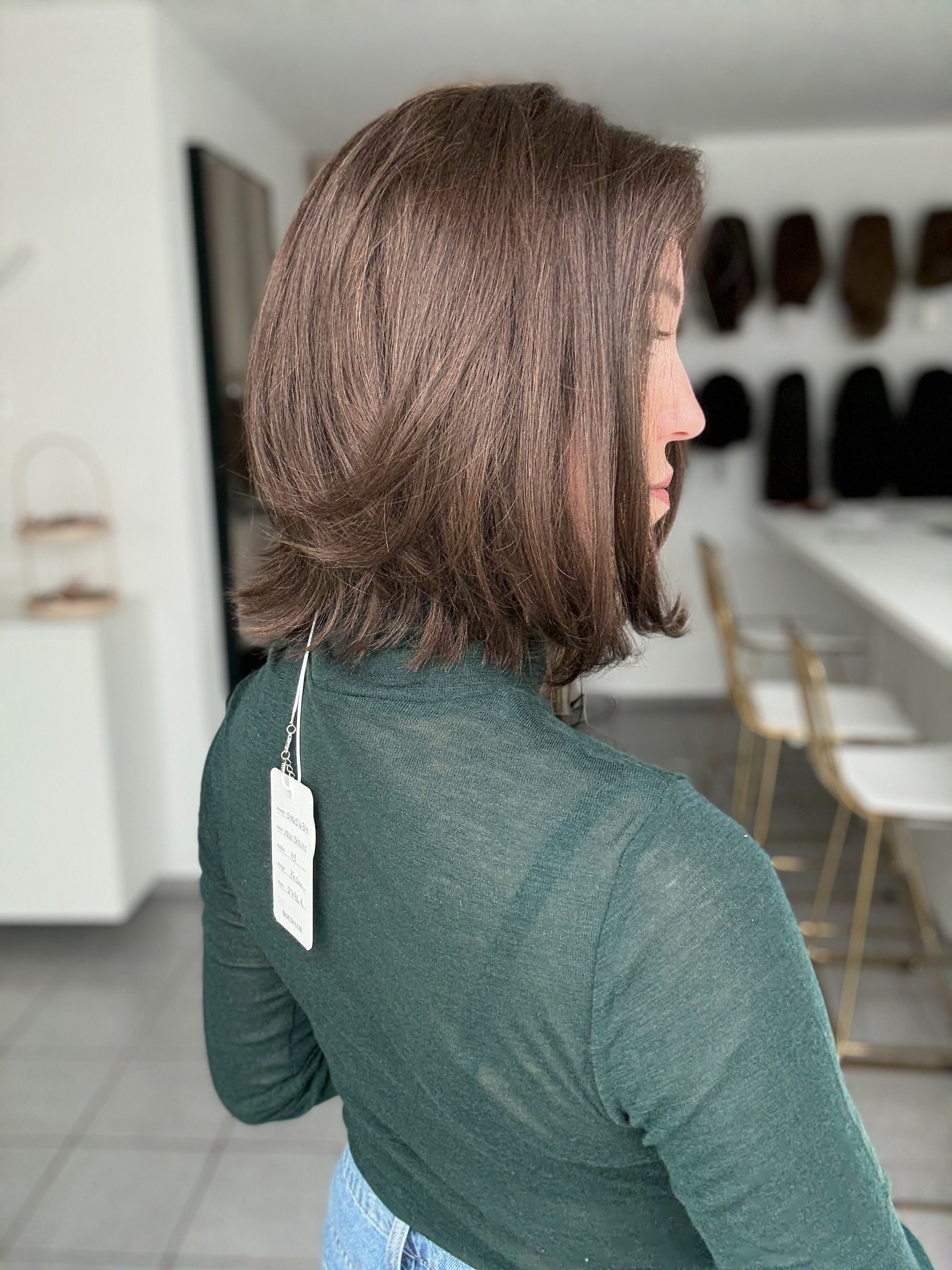 SLAVIC COLLECTION | Lacetop-Perücke SH65634 | Samt | Größe XS | 34cm Länge