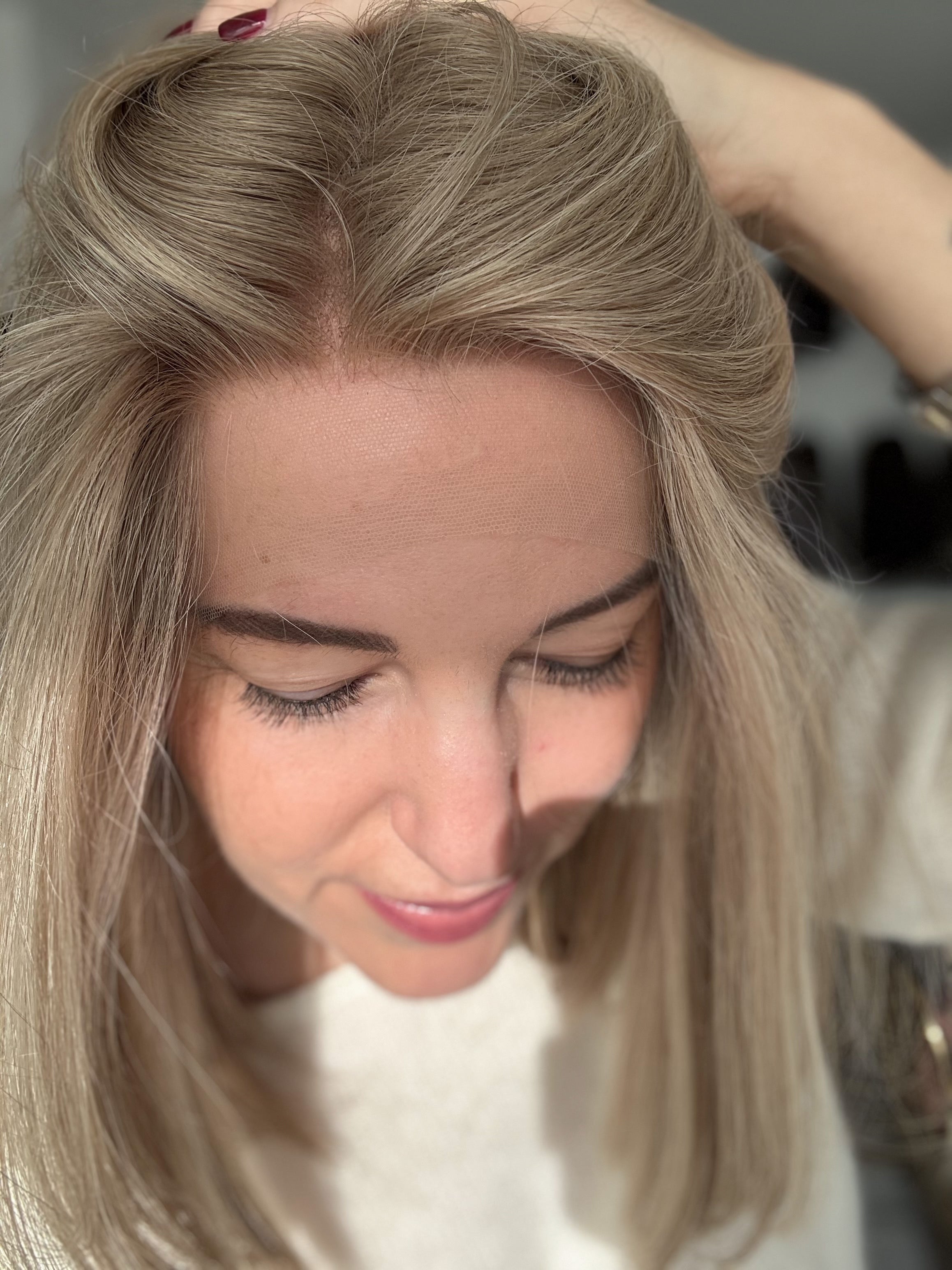 Lacetop-Perücke Maya | Samt | Größe M | 42cm Länge