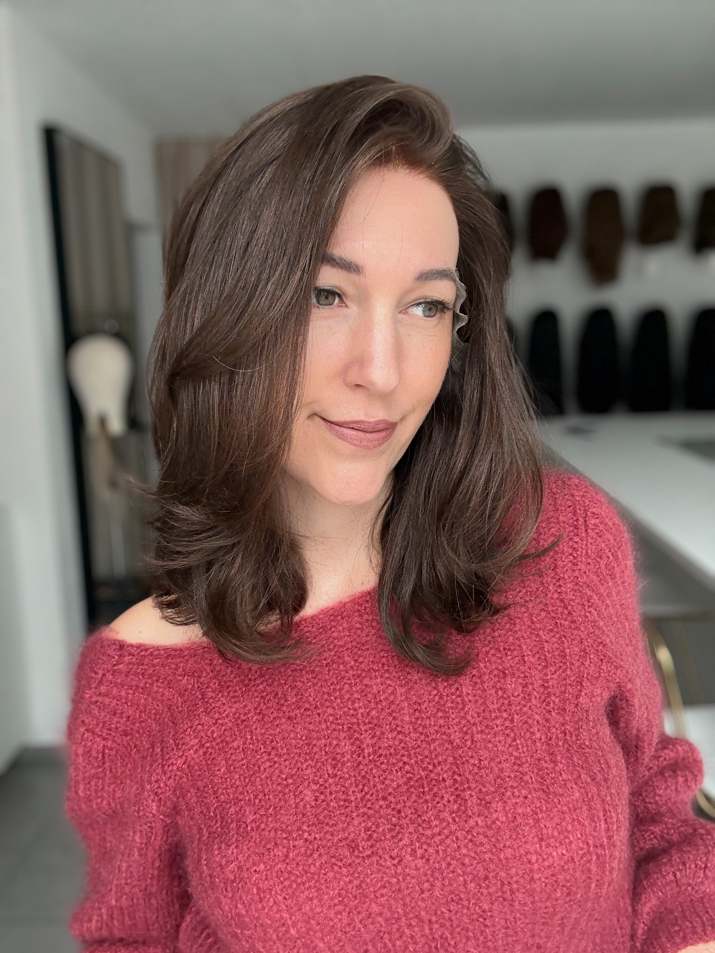 SLAVIC COLLECTION | Lacetop-Perücke SH70644 | Samt | Größe S | 44cm Länge