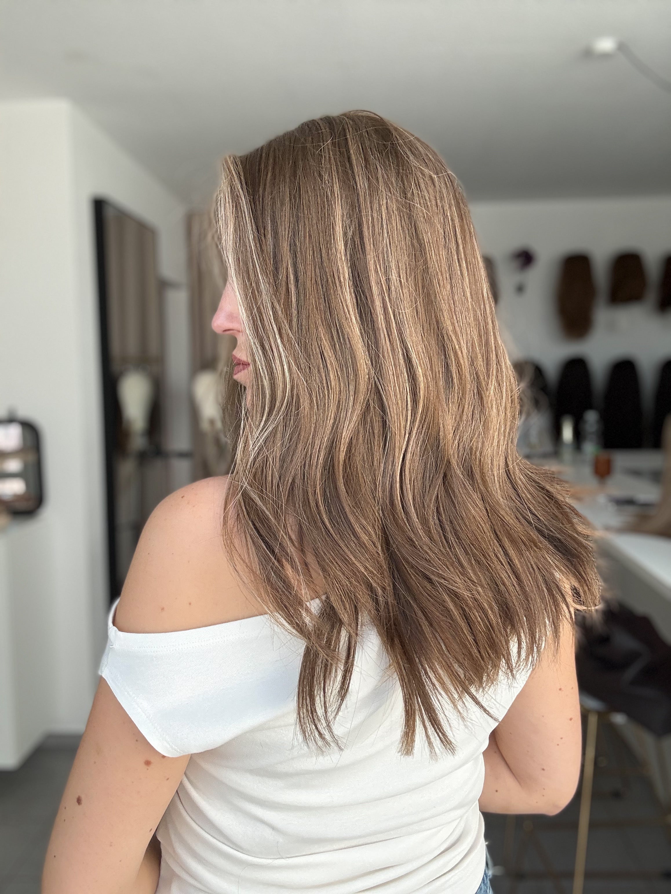 Lacetop-Perücke Sophie | Samt | Größe S | 53cm Länge