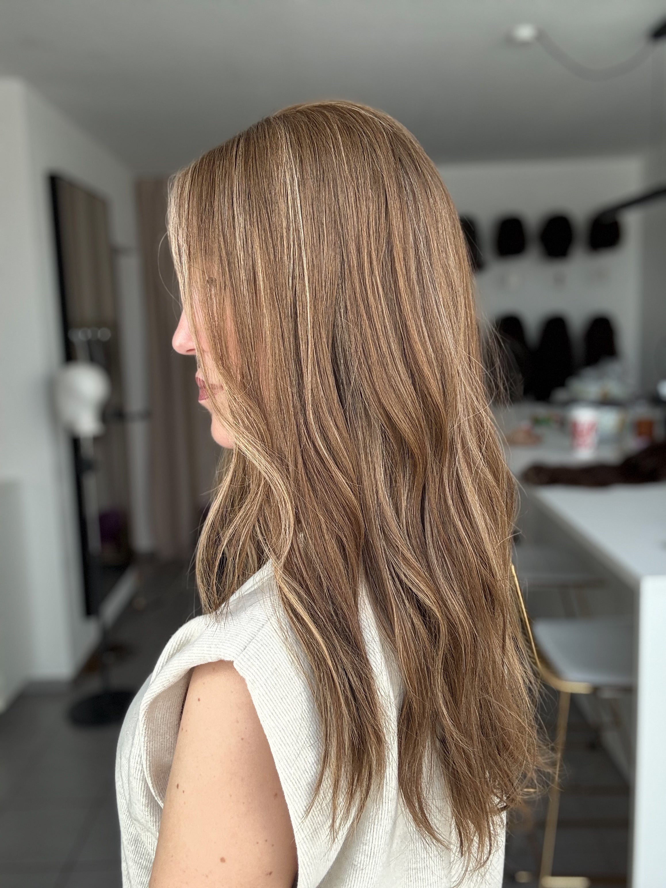 Lacetop-Perücke Bella | Samt | Größe S | 60cm Länge