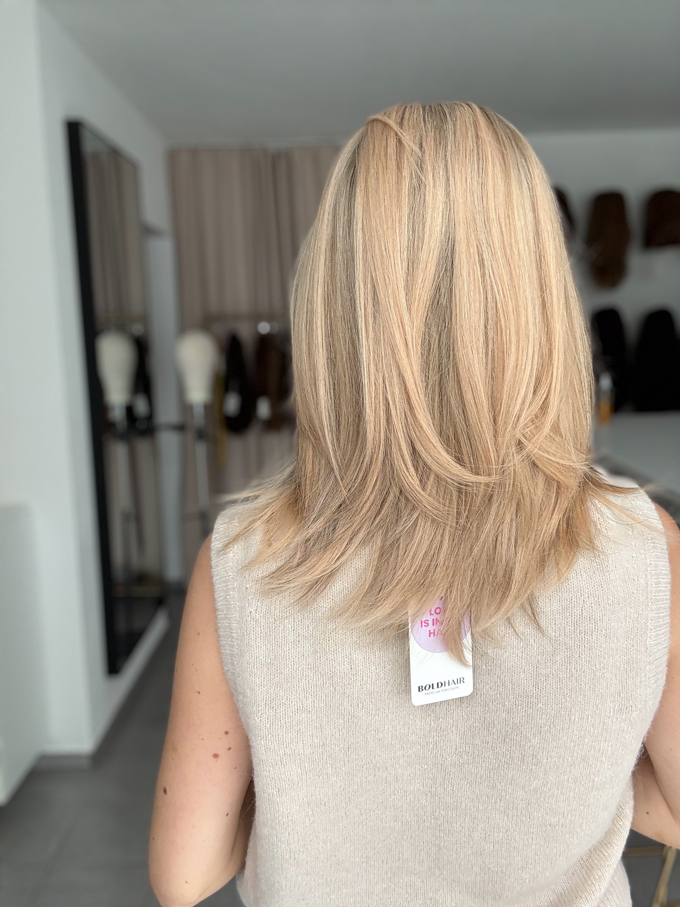 Lacetop-Perücke Ava | Samt | Größe S/M | 45cm Länge