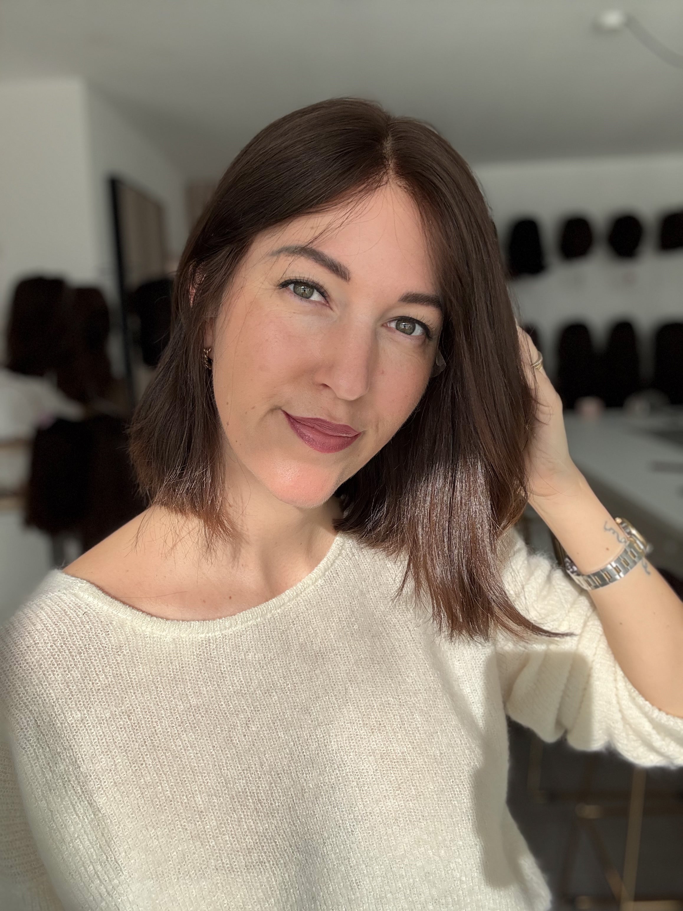 SLAVIC COLLECTION | Lacetop-Perücke SH78637 | Samt | Größe L | 37cm Länge