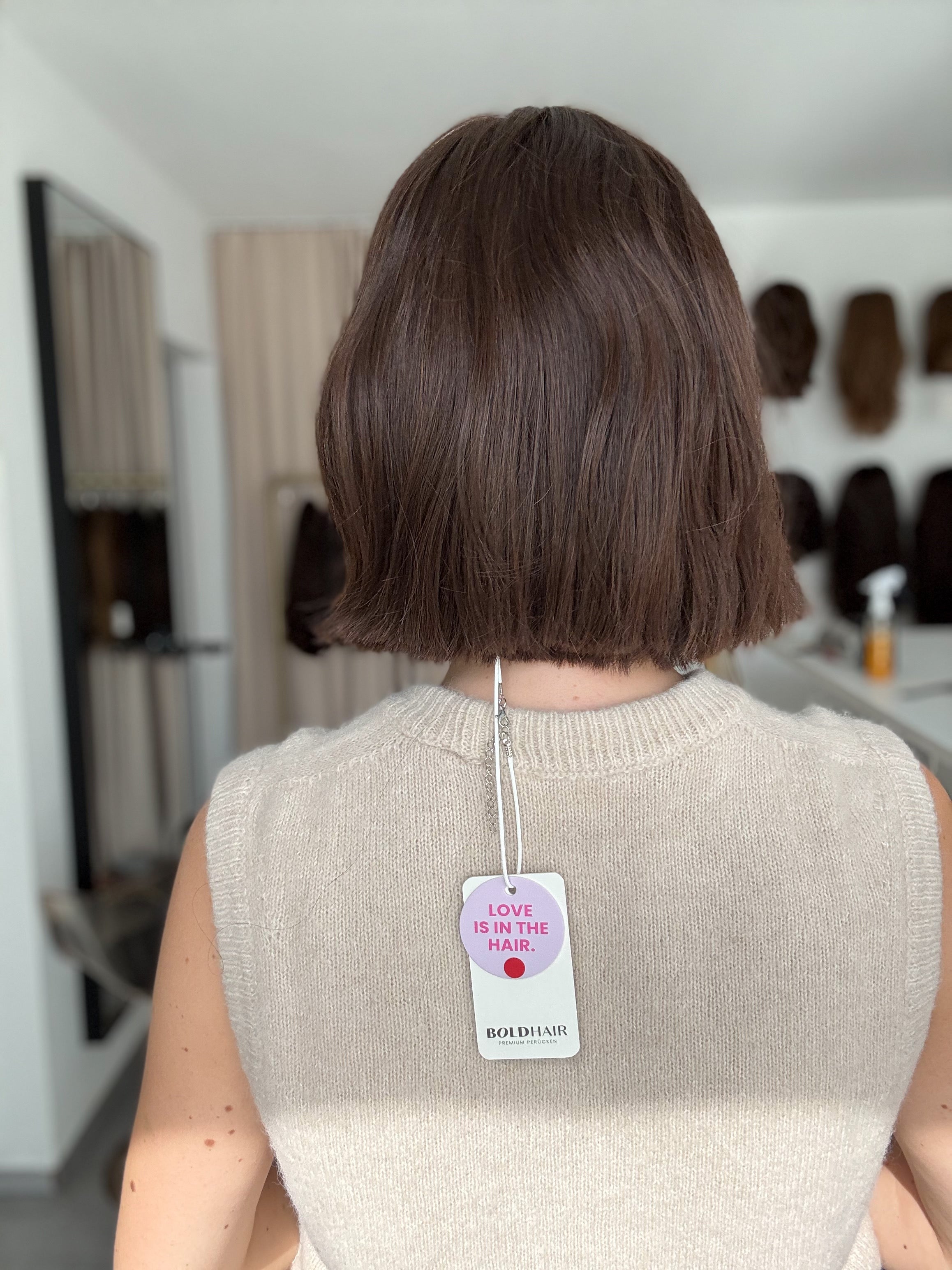 Lacetop-Perücke Lea | Samt | Größe M/L | 30cm Länge