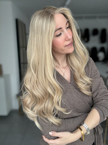 Lacetop-Perücke Elsa | Silikon | Größe S | 64cm Länge