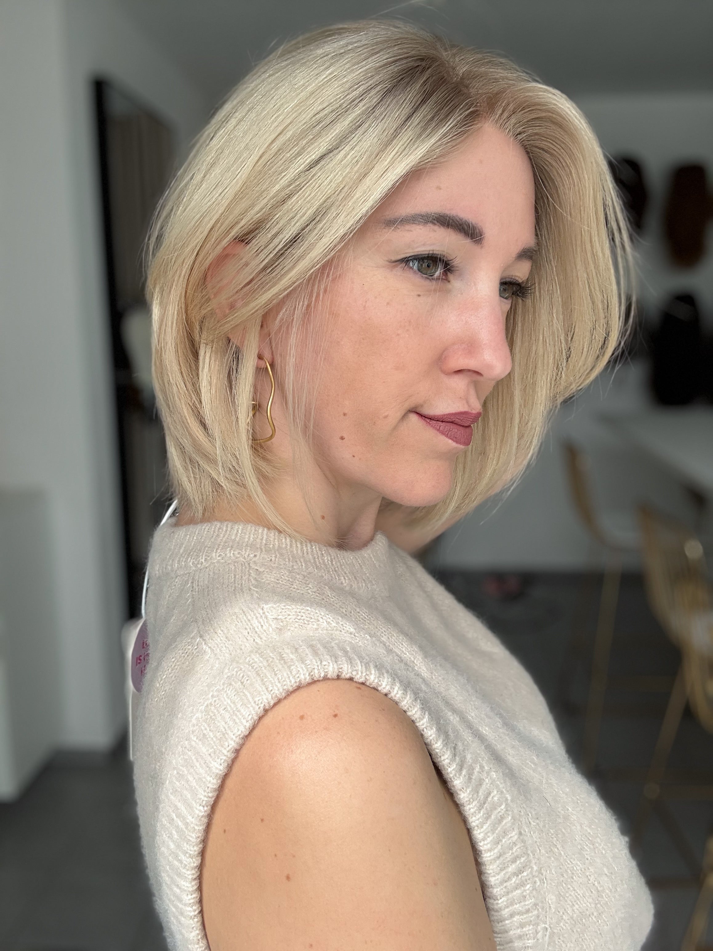 Lacetop-Perücke Elli | Samt | Größe XS/S | 33cm Länge