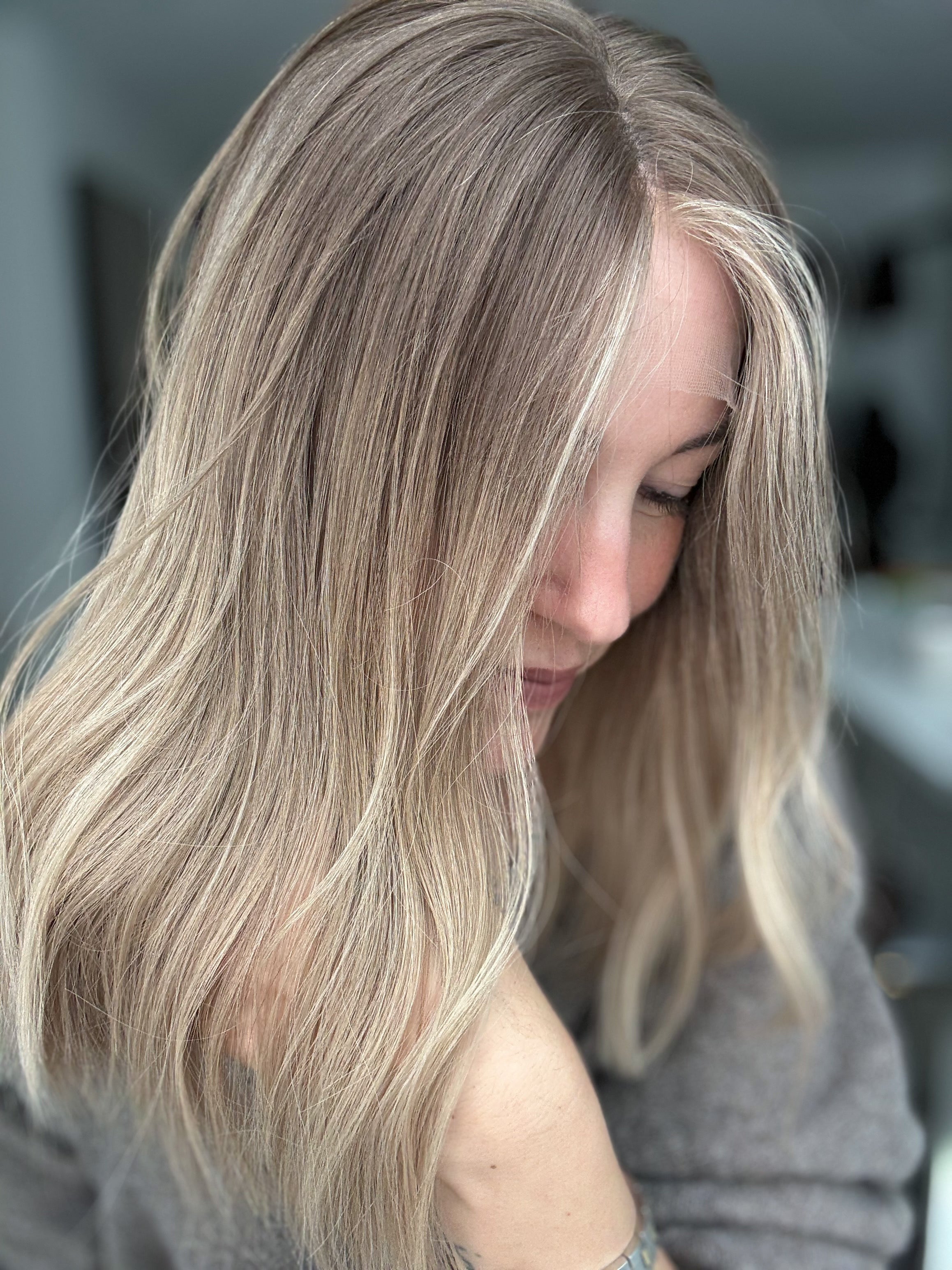 Lacetop-Perücke Cleo | Samt | Größe S/M | 40cm Länge