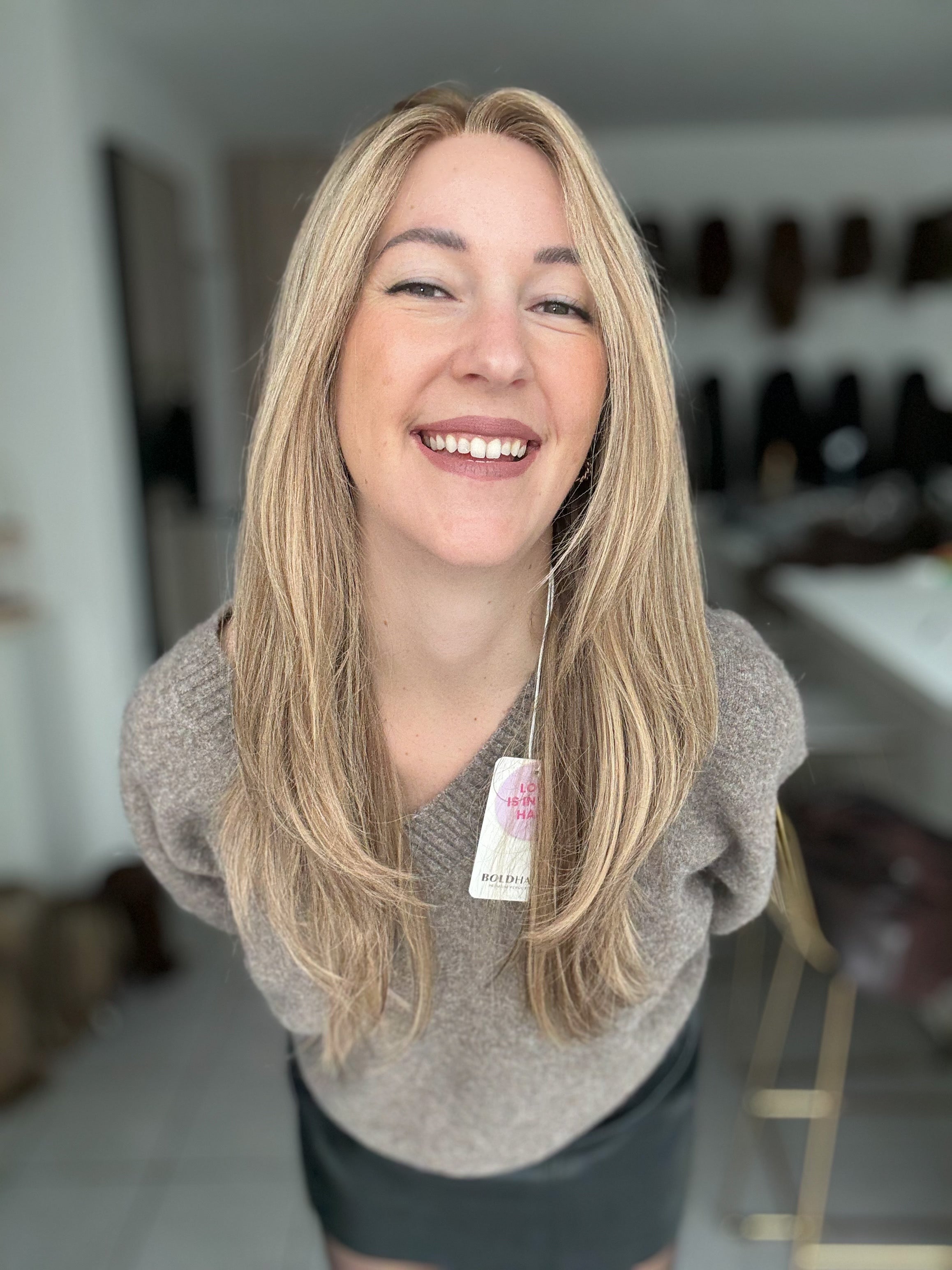 Lacetop-Perücke Delia | Samt | Größe M | 60cm Länge