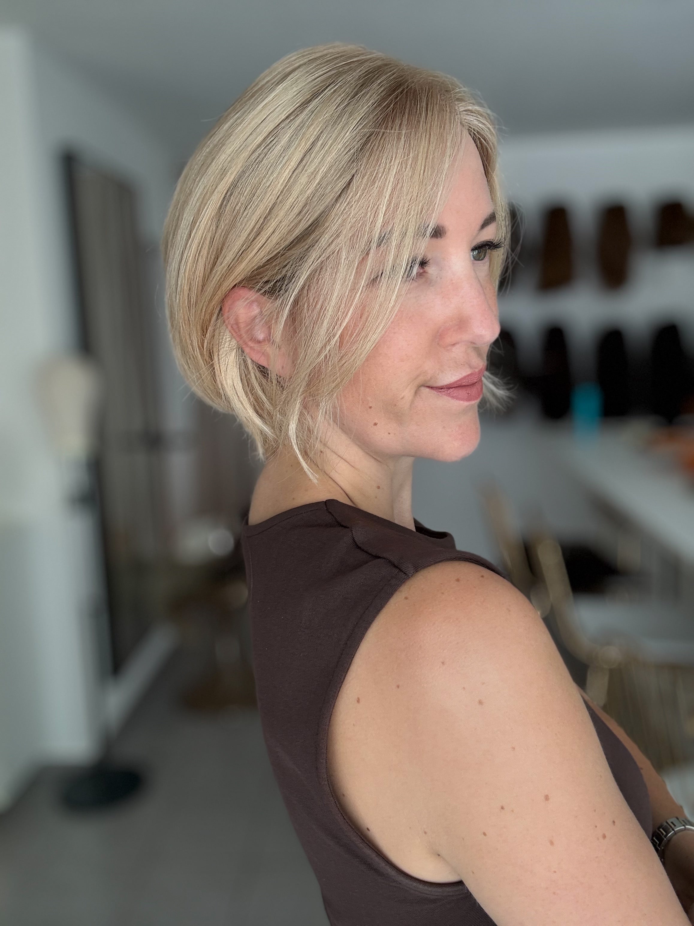 Lacetop-Perücke Jill | Silikon | Größe M | 30cm Länge