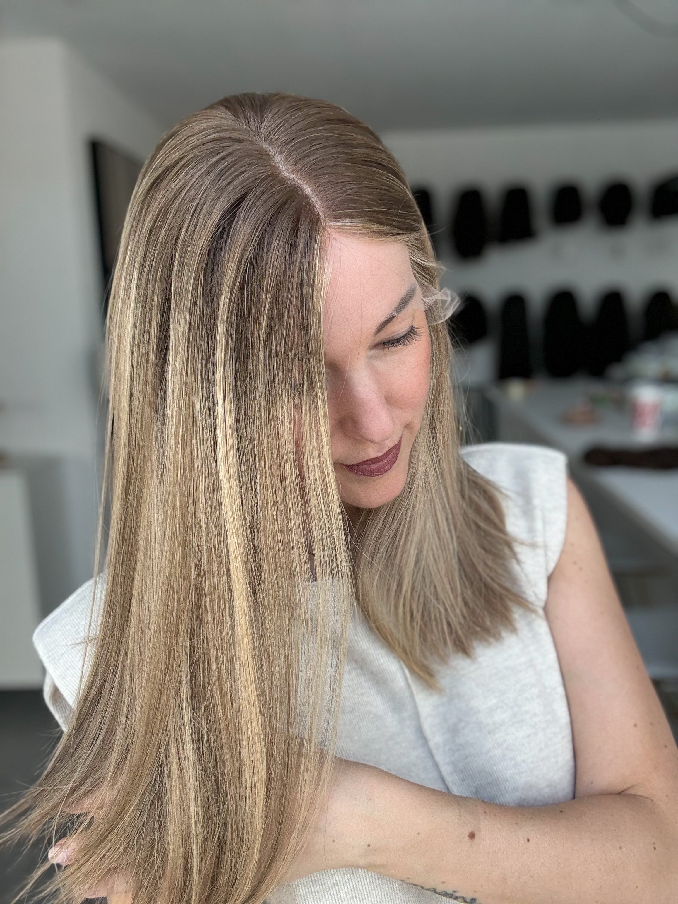 Lacetop-Perücke Luci | Samt | Größe S/M | 48cm Länge