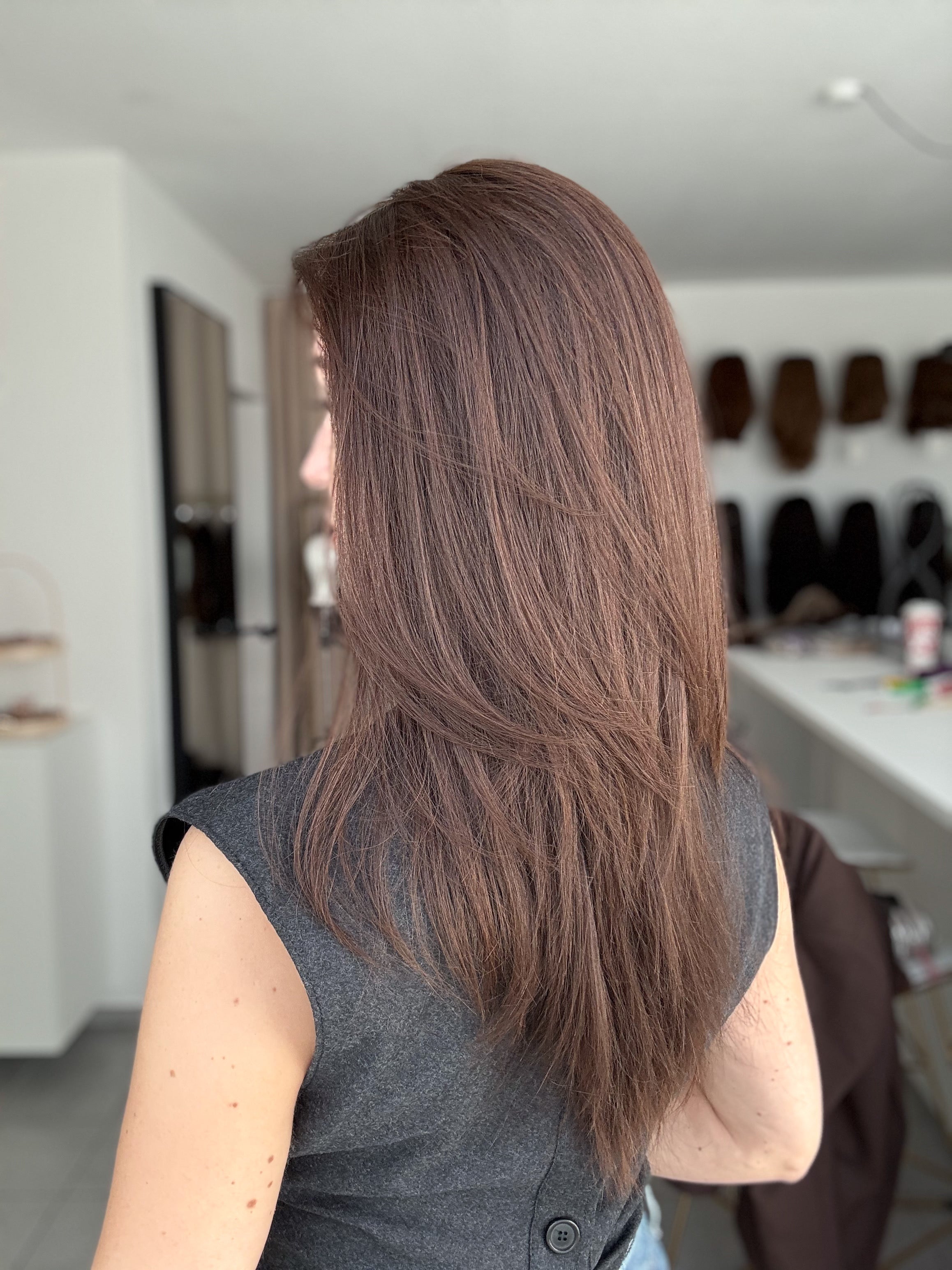 Lacetop-Perücke Lea | Samt | Größe XS | 60cm Länge