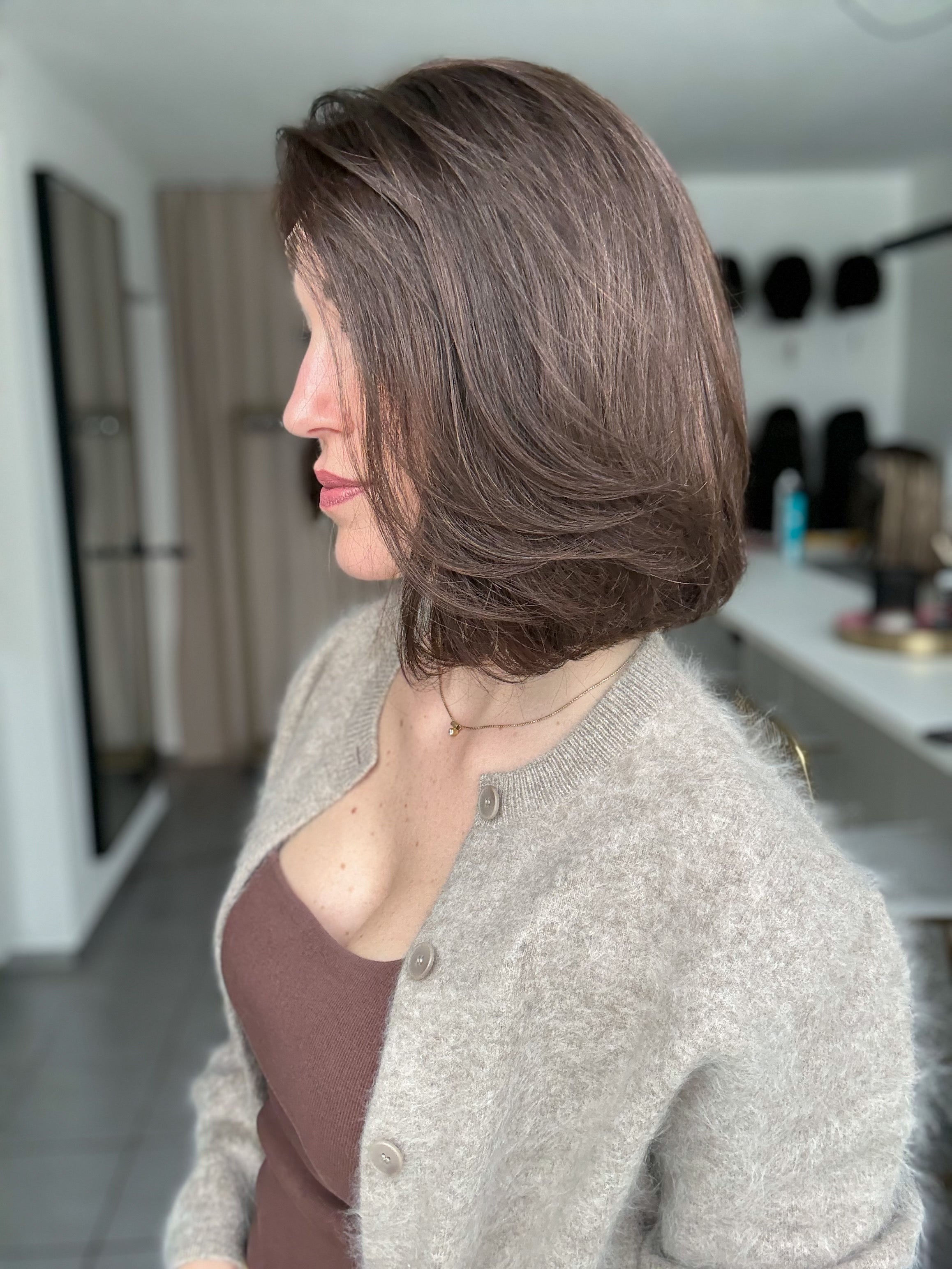 SLAVIC COLLECTION | Lacetop-Perücke SH74635 | Silikon | Größe M | 35cm Länge