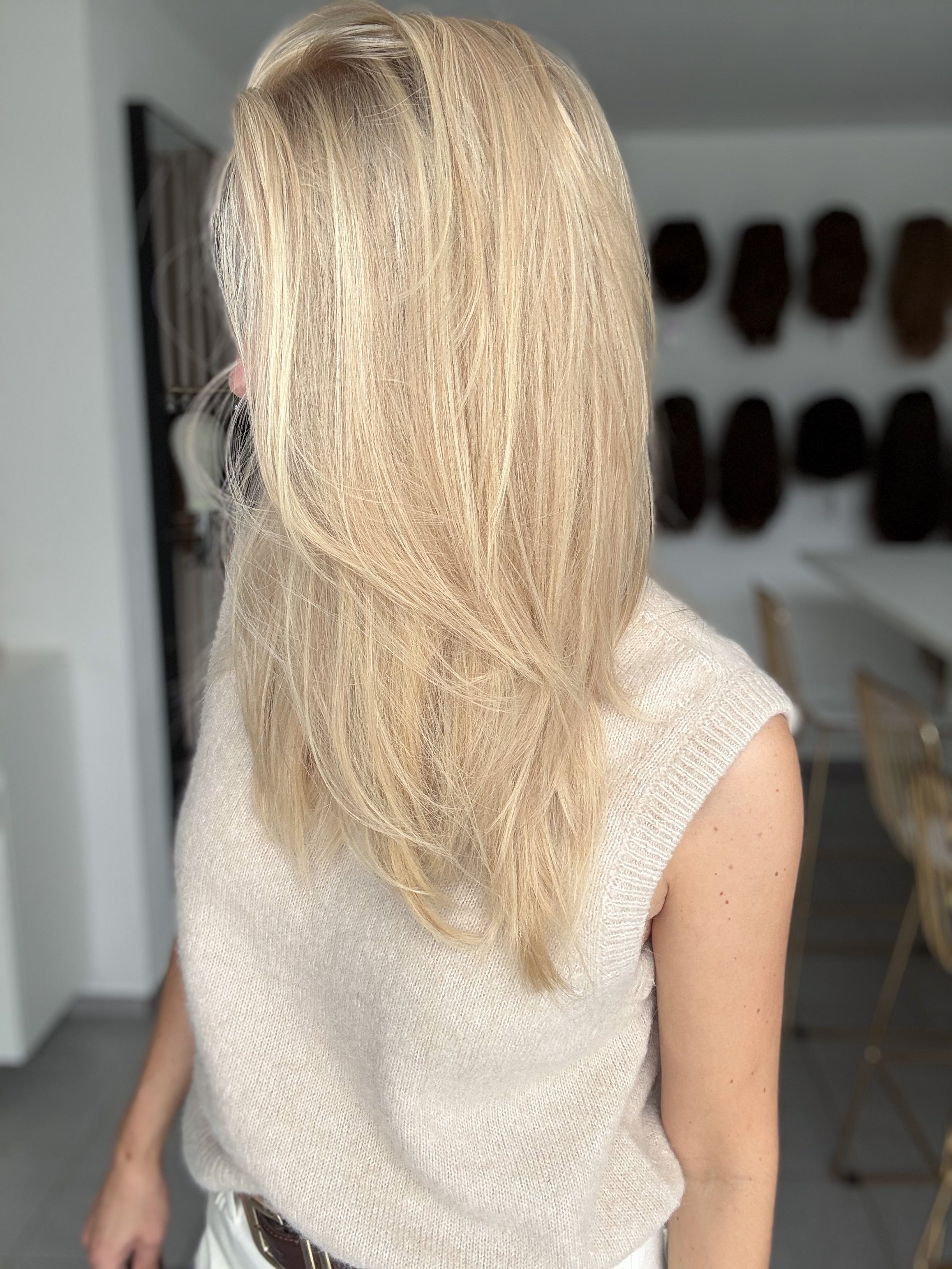 Lacetop-Perücke Elli | Silikon | Größe S | 54cm Länge