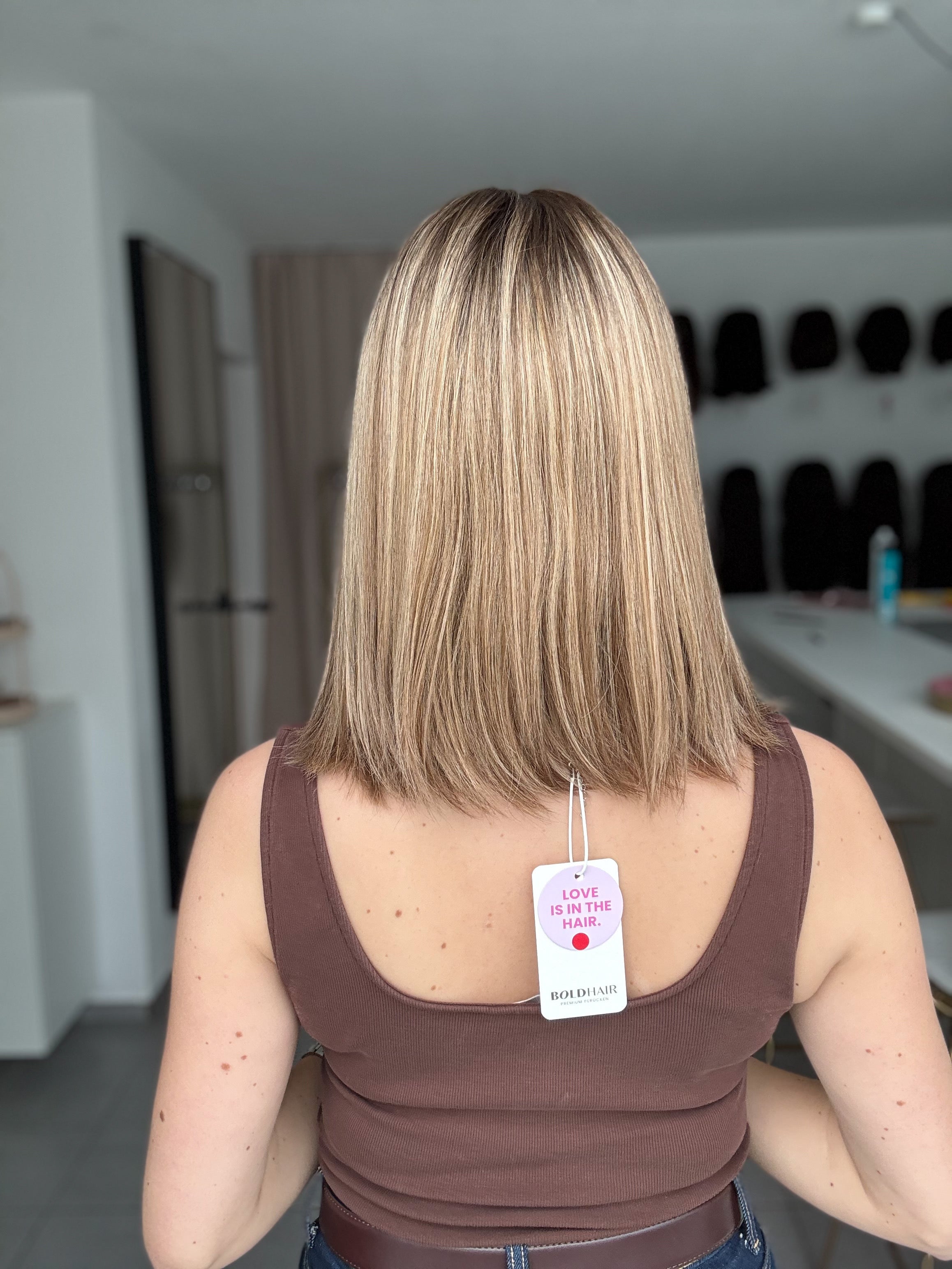 Lacetop-Perücke Lydia | Silikon | Größe XS | 41cm Länge